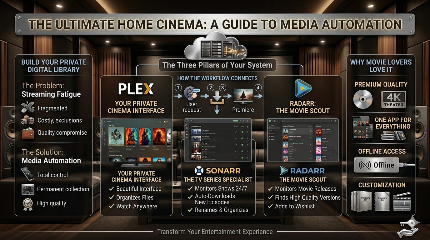 Home cinema media automation